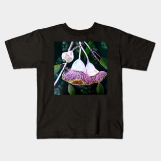 Pink Perfection - Australian Native Gumnut Flower Kids T-Shirt